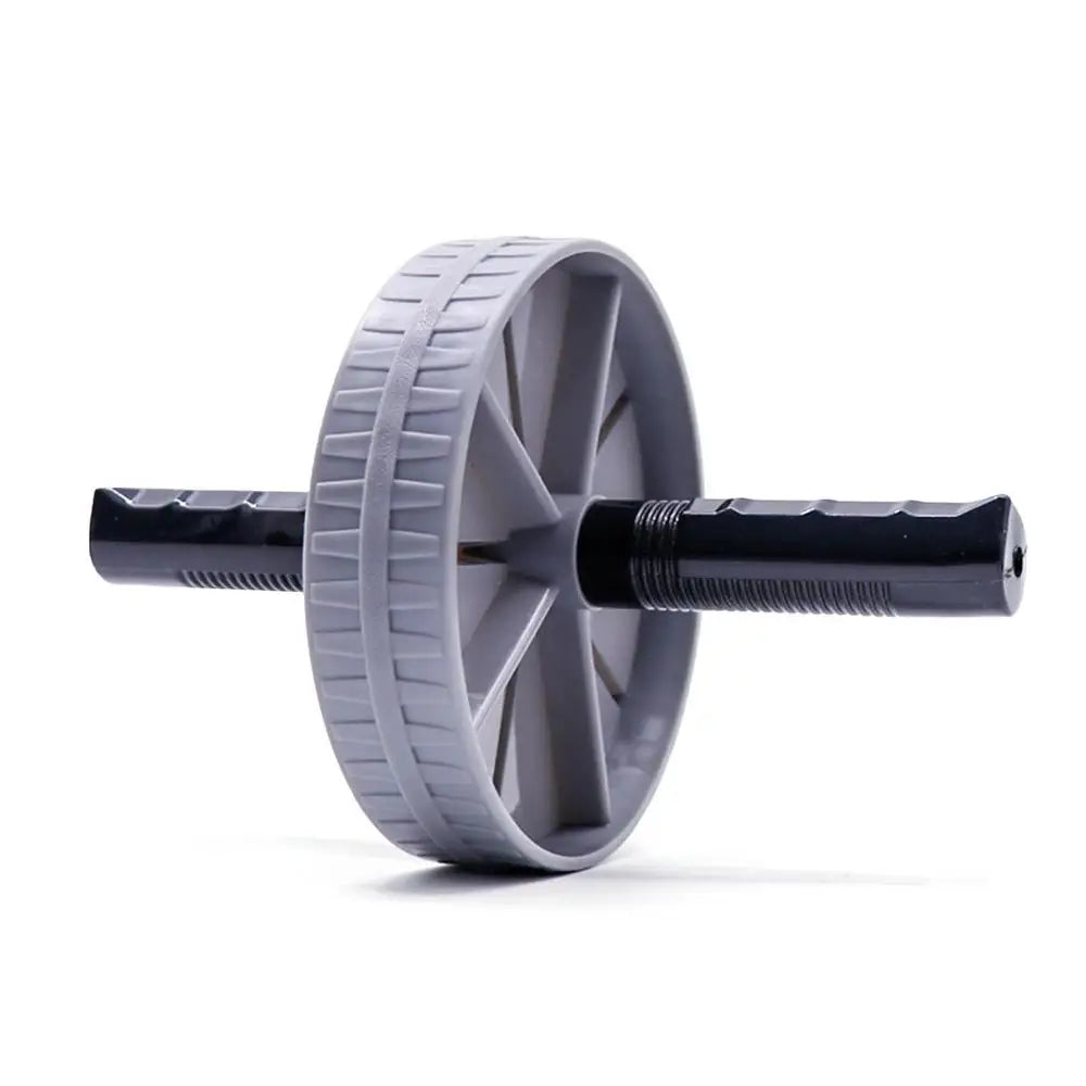 Ultimate Ab Roller Wheel - Core Strength Training Equipment for Home Workouts - Perfect for Men & Women (Grey)