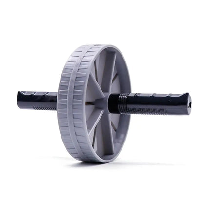 Ultimate Ab Roller Wheel - Core Strength Training Equipment for Home Workouts - Perfect for Men & Women (Grey)