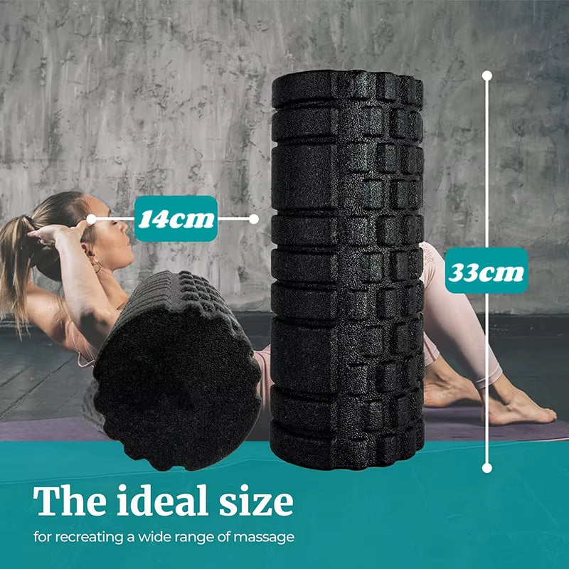 Premium Foam Roller – Deep Tissue Muscle Massage & Recovery – Perfect for Home, Gym & Fitness